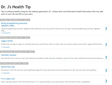 Tablet Screenshot of healthtip.blogspot.com