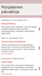 Mobile Screenshot of norjalainenpaivakirja.blogspot.com