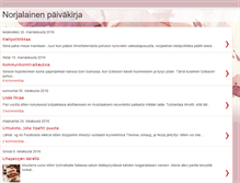 Tablet Screenshot of norjalainenpaivakirja.blogspot.com