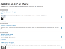 Tablet Screenshot of jablotron-iphone.blogspot.com