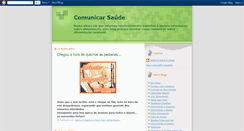 Desktop Screenshot of comunicarsobresaude.blogspot.com