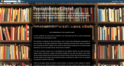 Desktop Screenshot of pensadoliteralmente.blogspot.com