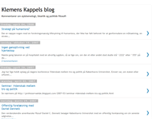 Tablet Screenshot of klemenskappelsblog.blogspot.com