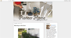 Desktop Screenshot of pioneerhome.blogspot.com