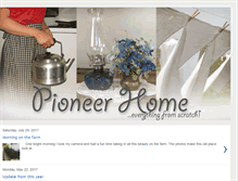 Tablet Screenshot of pioneerhome.blogspot.com