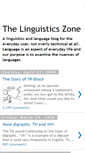 Mobile Screenshot of linguisticszone.blogspot.com