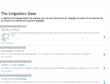 Tablet Screenshot of linguisticszone.blogspot.com