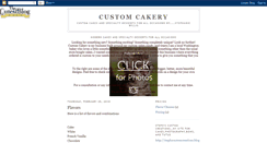 Desktop Screenshot of customcakery.blogspot.com