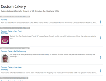 Tablet Screenshot of customcakery.blogspot.com