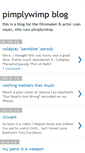 Mobile Screenshot of pimplywimp.blogspot.com