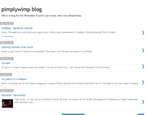 Tablet Screenshot of pimplywimp.blogspot.com