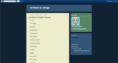 Desktop Screenshot of brilliantbydesign.blogspot.com