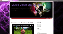 Desktop Screenshot of musicvideosandsongs.blogspot.com