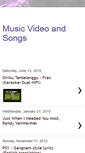 Mobile Screenshot of musicvideosandsongs.blogspot.com