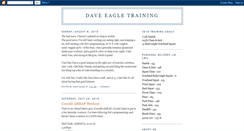 Desktop Screenshot of daveeagletraining.blogspot.com