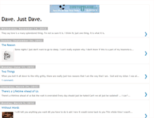 Tablet Screenshot of davejustdave.blogspot.com
