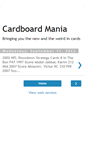 Mobile Screenshot of cardboardmania.blogspot.com