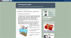 Desktop Screenshot of fishaquarium-delhi.blogspot.com