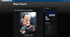 Desktop Screenshot of elartedemiguelbayon.blogspot.com