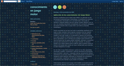 Desktop Screenshot of conocimientojuegomotor.blogspot.com