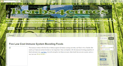 Desktop Screenshot of herbs4cures.blogspot.com