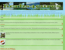 Tablet Screenshot of herbs4cures.blogspot.com