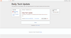 Desktop Screenshot of daily-techupdate.blogspot.com