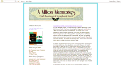 Desktop Screenshot of amillionmemoriesblog.blogspot.com