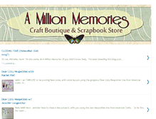 Tablet Screenshot of amillionmemoriesblog.blogspot.com