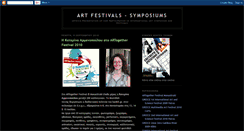 Desktop Screenshot of internationalartsymposium.blogspot.com