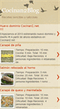 Mobile Screenshot of cocinandos.blogspot.com