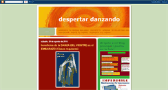 Desktop Screenshot of despertardanzando.blogspot.com