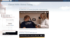 Desktop Screenshot of clinicalskillshistorytaking.blogspot.com
