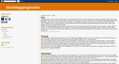 Desktop Screenshot of ilikebloggingbooks.blogspot.com