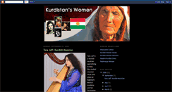 Desktop Screenshot of kurdistanwomen.blogspot.com
