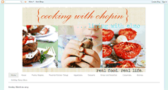 Desktop Screenshot of cookingwithchopin.blogspot.com