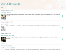 Tablet Screenshot of myfullthymelife.blogspot.com