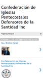 Mobile Screenshot of defensoresdelasantidad.blogspot.com