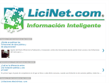 Tablet Screenshot of licitacionenmexico.blogspot.com