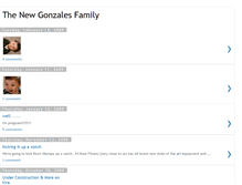 Tablet Screenshot of newgonzalesfamily.blogspot.com