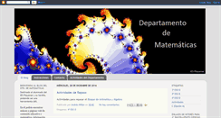 Desktop Screenshot of dtomatematicasiesplayamar.blogspot.com