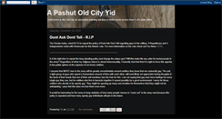 Desktop Screenshot of oldcityjew.blogspot.com