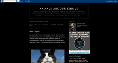 Desktop Screenshot of animal-equals.blogspot.com