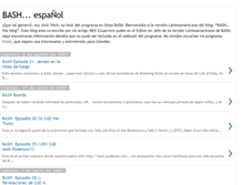 Tablet Screenshot of bashespanol.blogspot.com