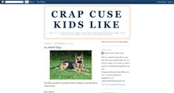 Desktop Screenshot of crapcusekidslike.blogspot.com