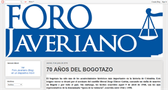 Desktop Screenshot of forojaveriano.blogspot.com