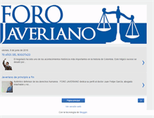 Tablet Screenshot of forojaveriano.blogspot.com