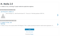 Tablet Screenshot of mmediajobs.blogspot.com