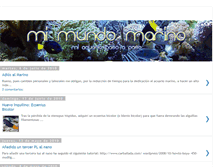 Tablet Screenshot of mimundomarino.blogspot.com