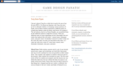 Desktop Screenshot of gamedesignfanatic.blogspot.com